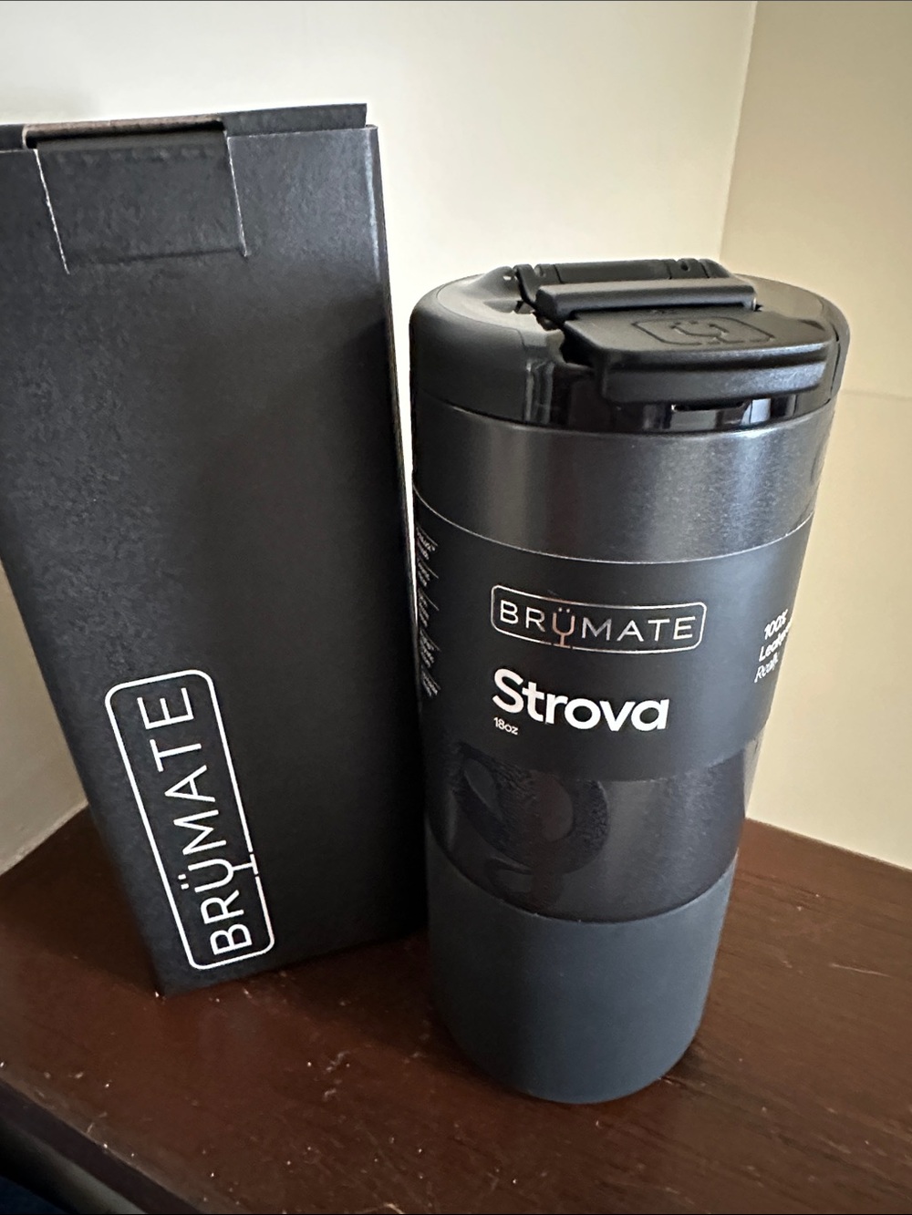 BrüMate Strova Viper 18oz Travel Mug - Matte Black